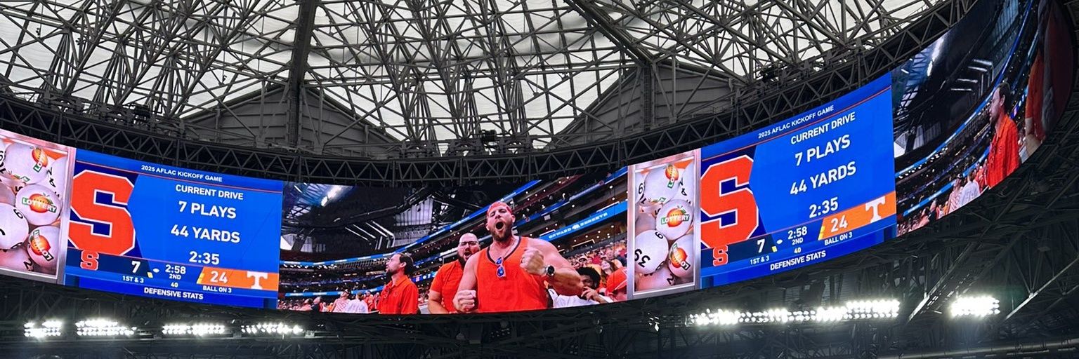 Syracuse Braves Waterboy's banner