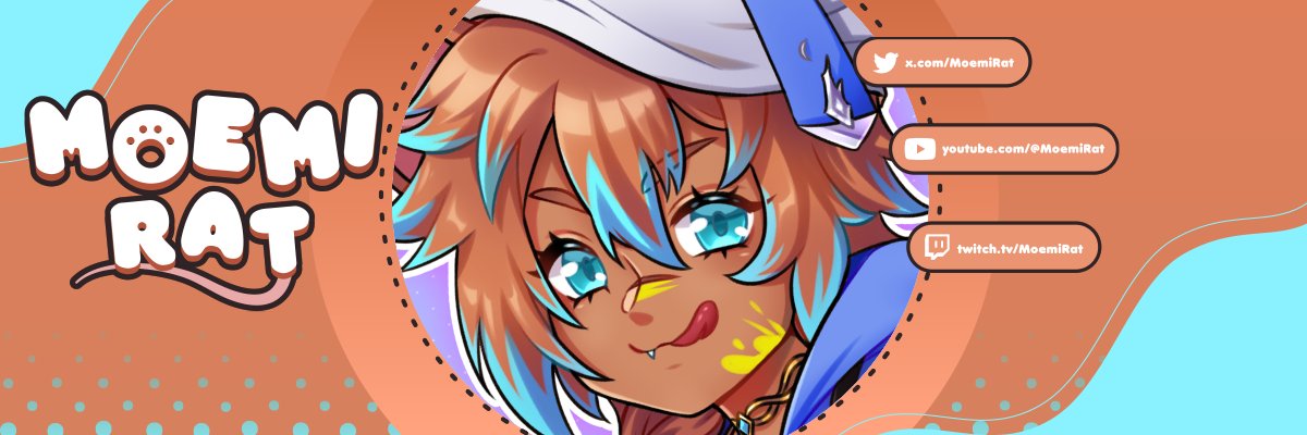 Moemi 🐀 💢【 𝗯𝗥𝗮𝘁 𝗩𝗧𝗨𝗕𝗘𝗥 】's banner