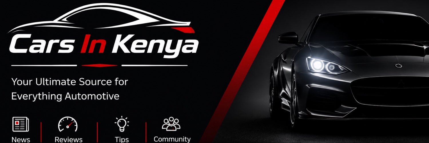 Cars in Kenya's banner