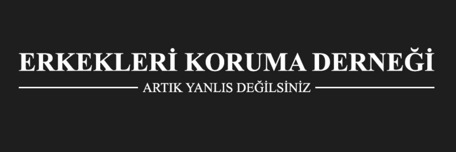 Erkekleri Koruma Derneği's banner