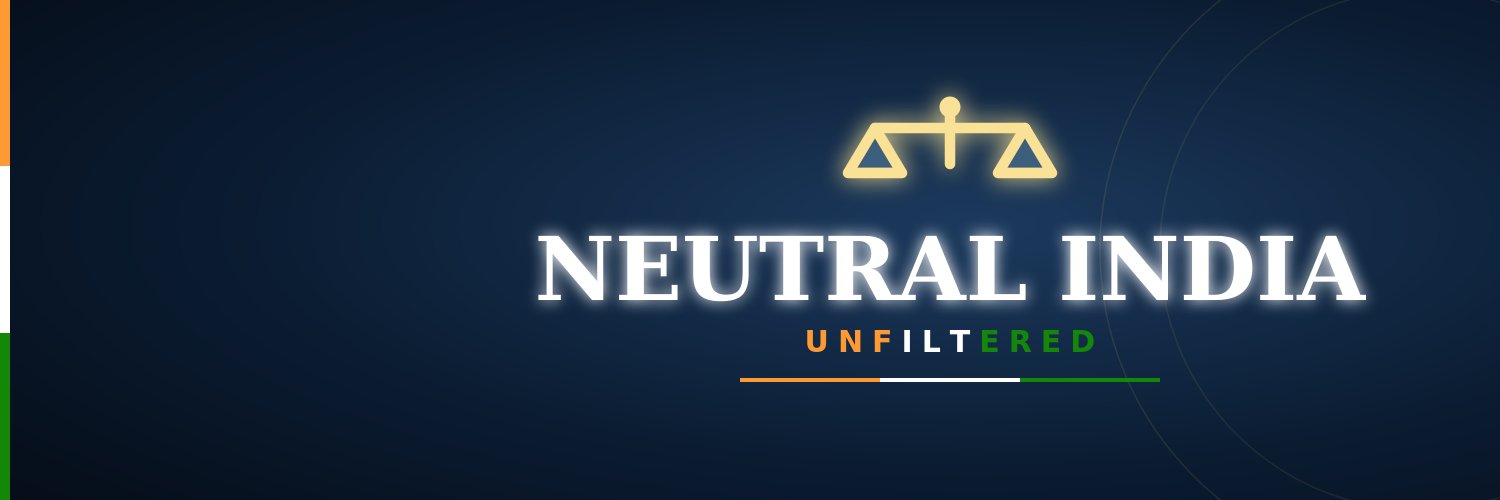NEUTRAL INDIA's banner
