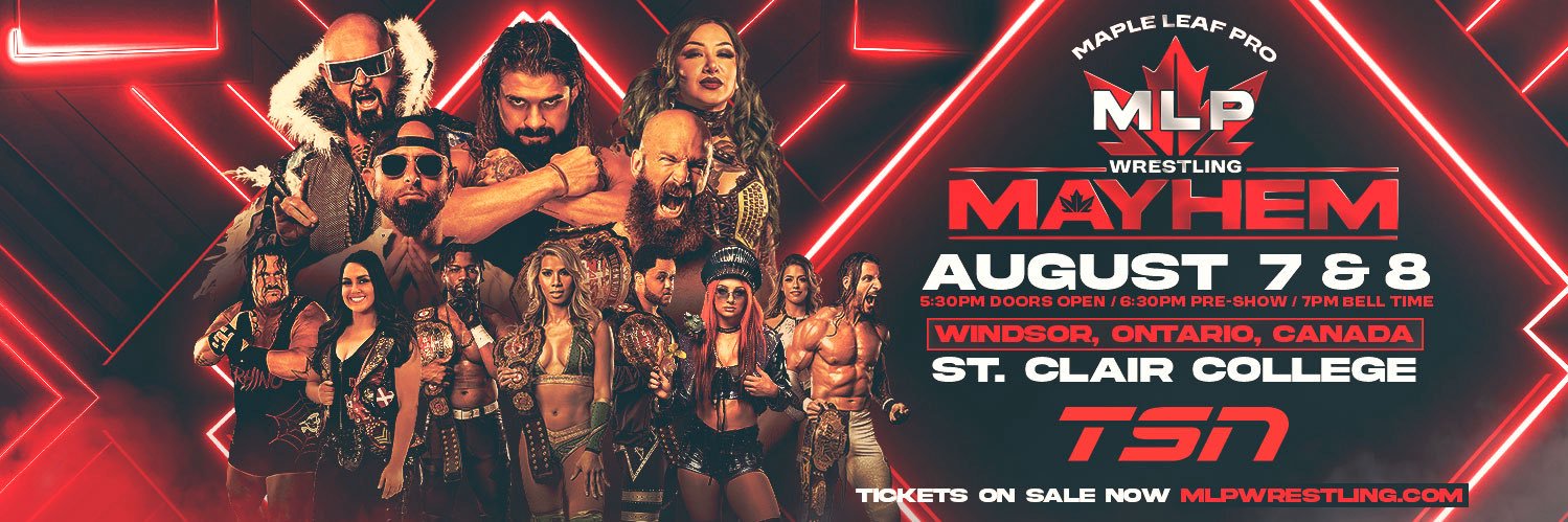 MAPLE LEAF PRO Wrestling's banner