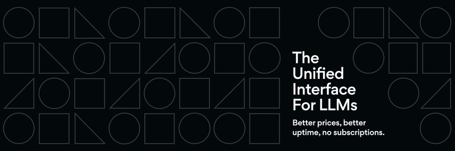 OpenRouter's banner