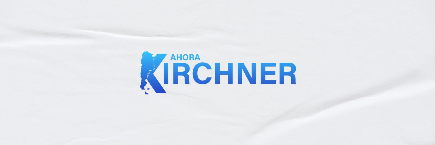 Ahora Kirchner's banner