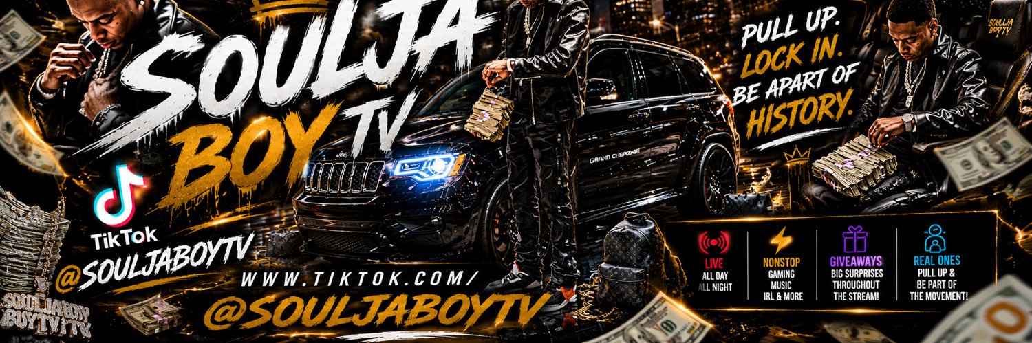 Soulja Boy's banner