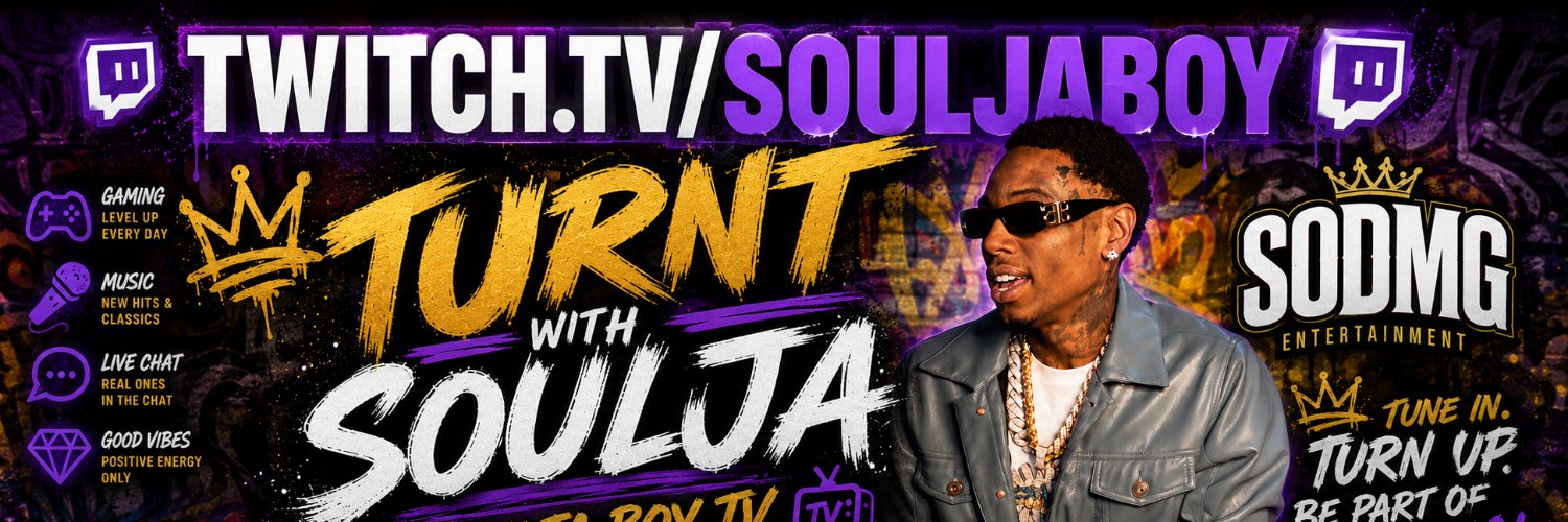Soulja Boy's banner