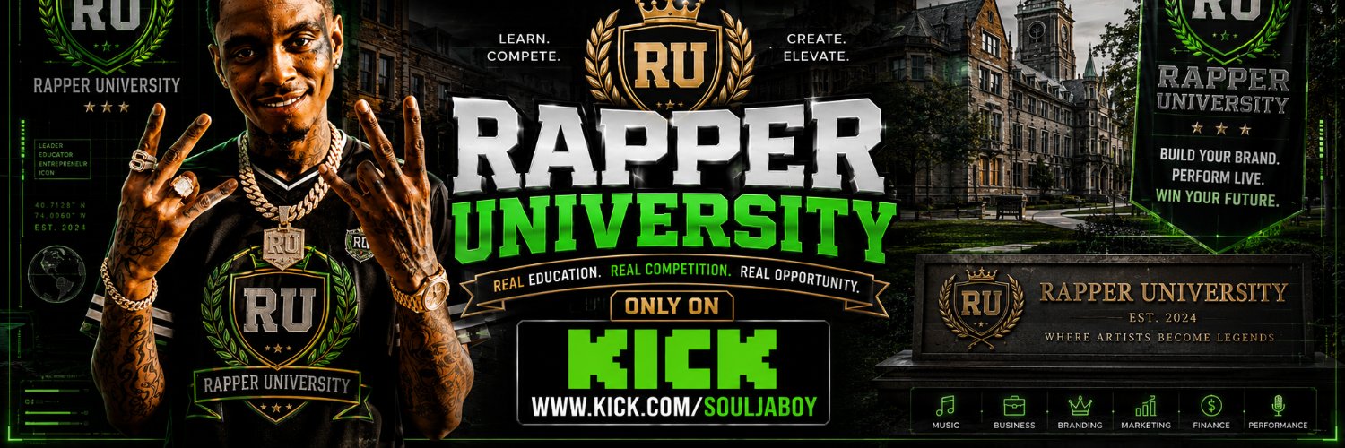 Soulja Boy's banner