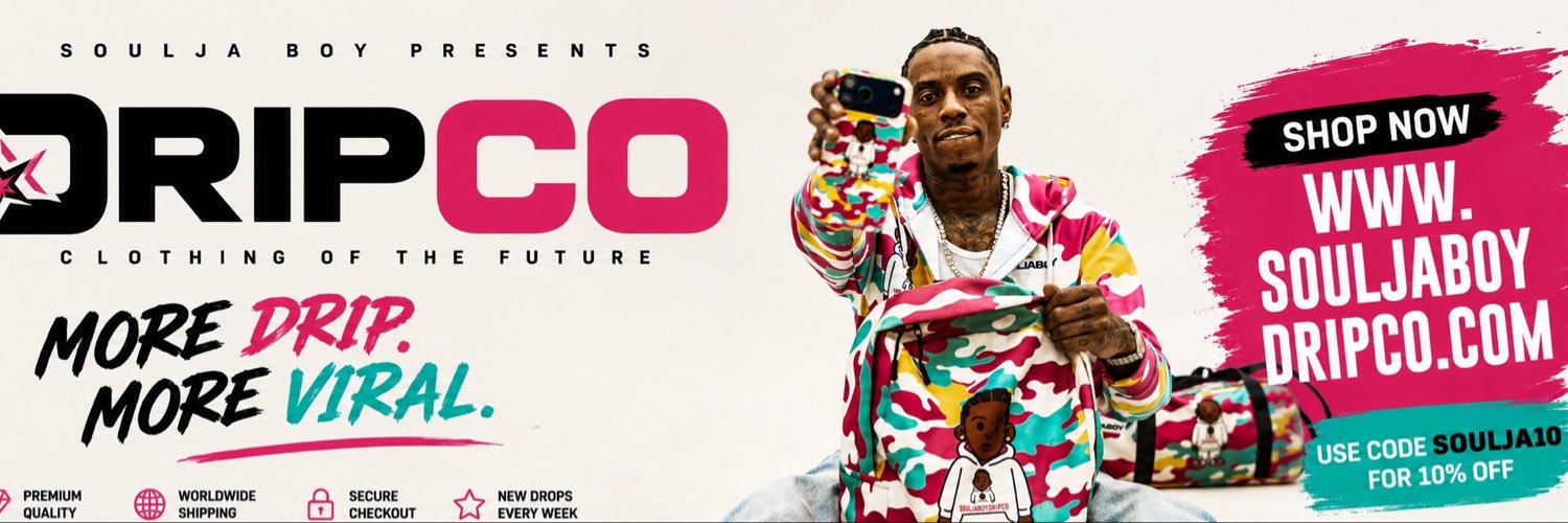 Soulja Boy's banner