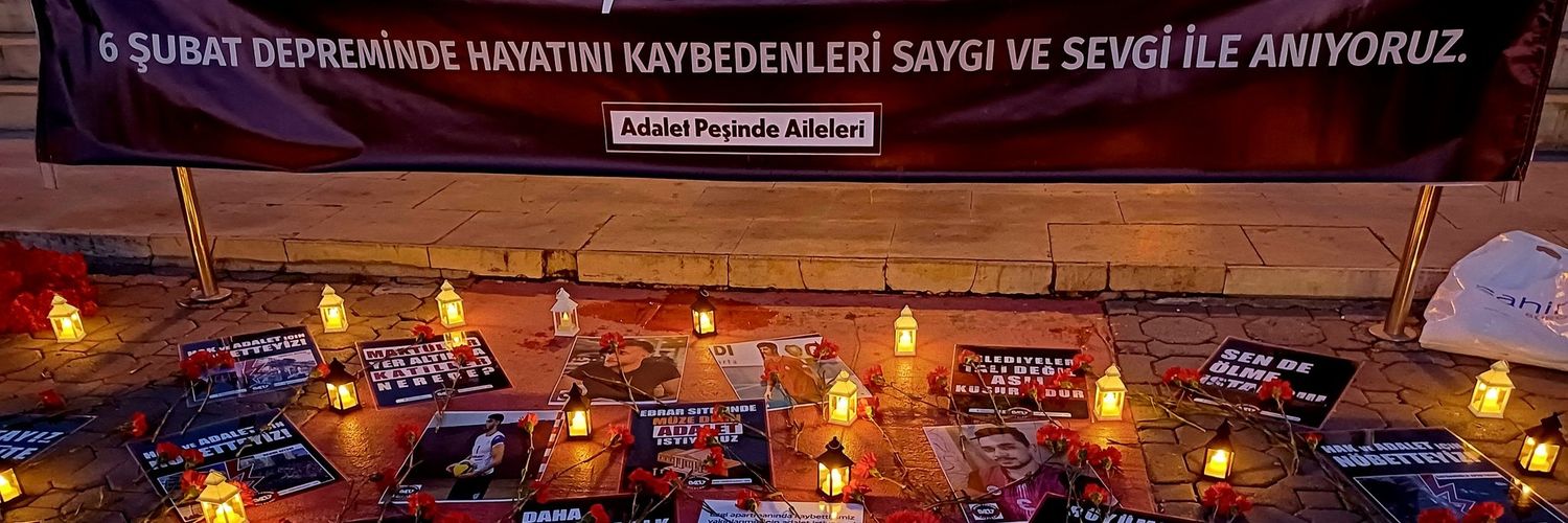 Adalet Peşinde Aileleri Platformu's banner