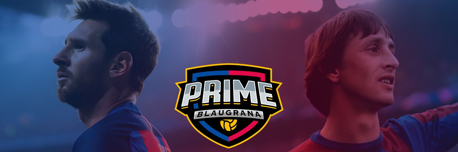 Prime Blaugrana's banner
