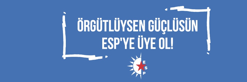 Ezilenlerin Sosyalist Partisi's banner