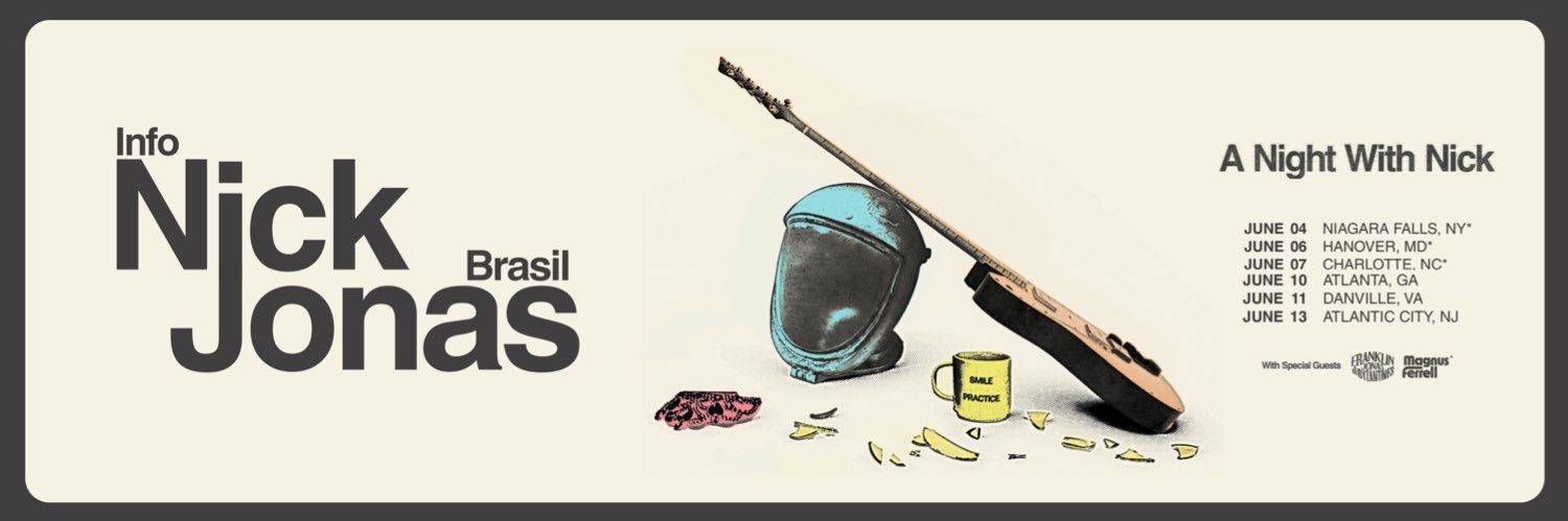 Info Nick Jonas Brasil's banner