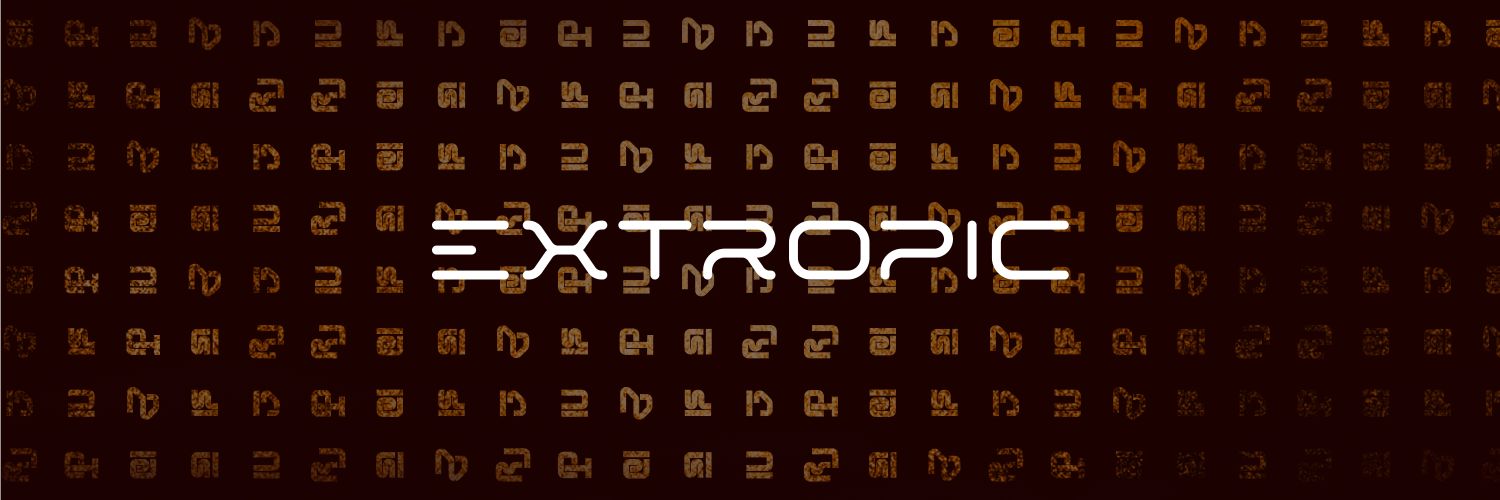 Extropic's banner