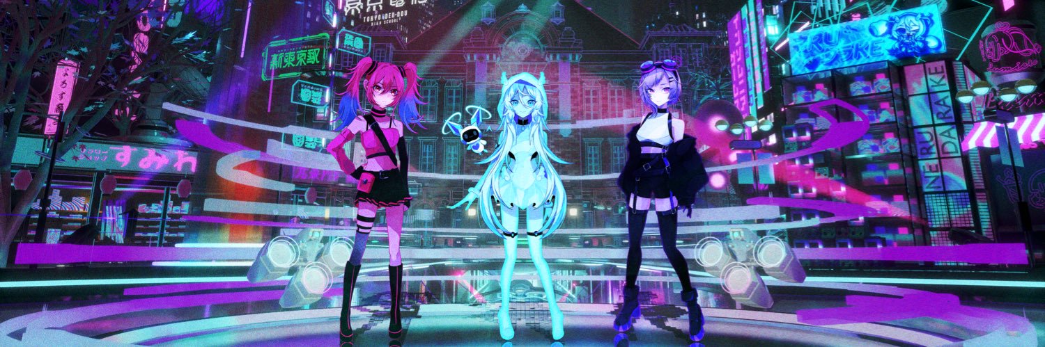 東京電脳 from電音部's banner