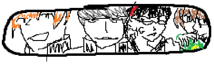 Persona Characters Skating's banner