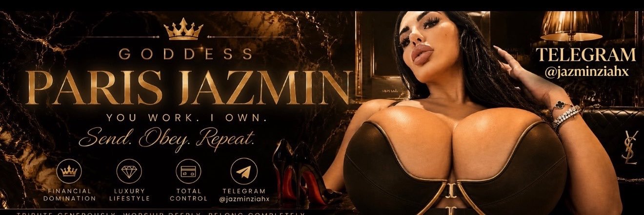 Goddess Paris Jazmin🖤❤️ Findom's banner