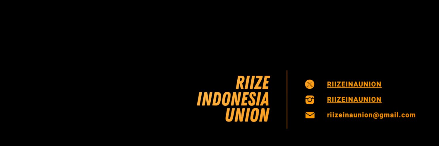 RIIZE INDONESIA UNION's banner