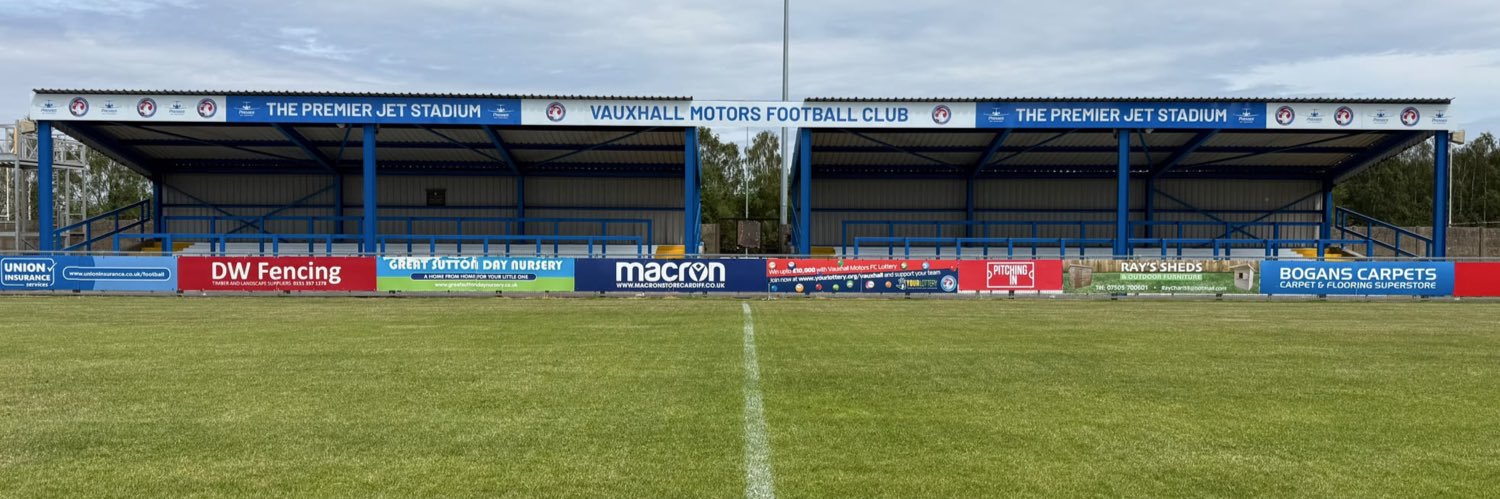 Vauxhall Motors FC's banner