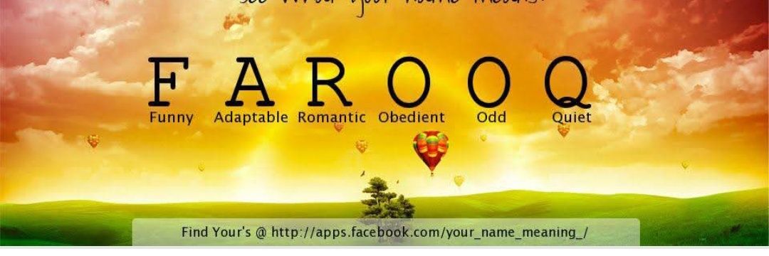 Farooq Yousafzai's banner
