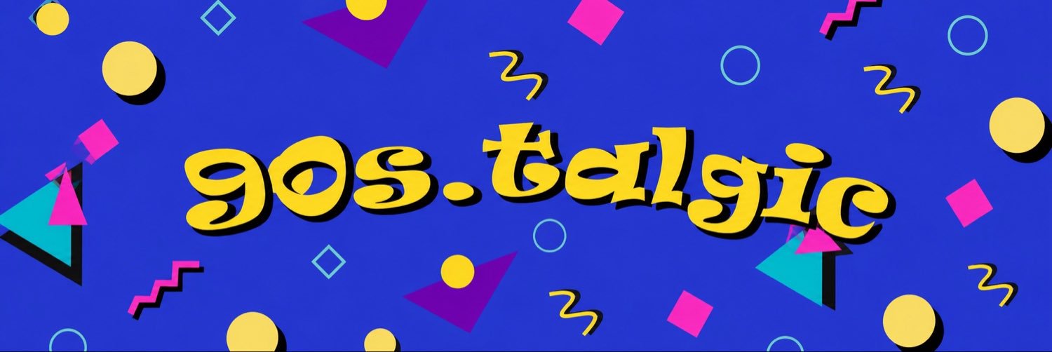 Nostalgic 90s's banner