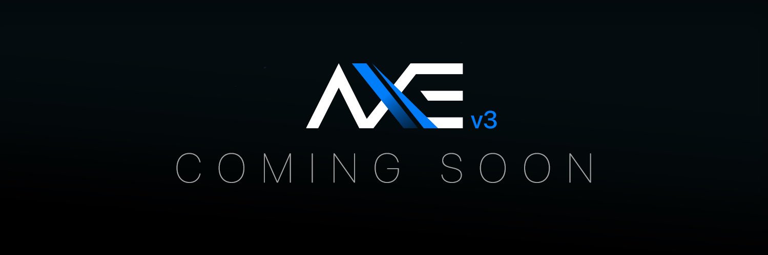AXE's banner
