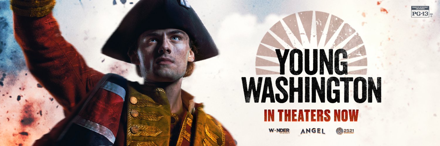 Young George Washington's banner