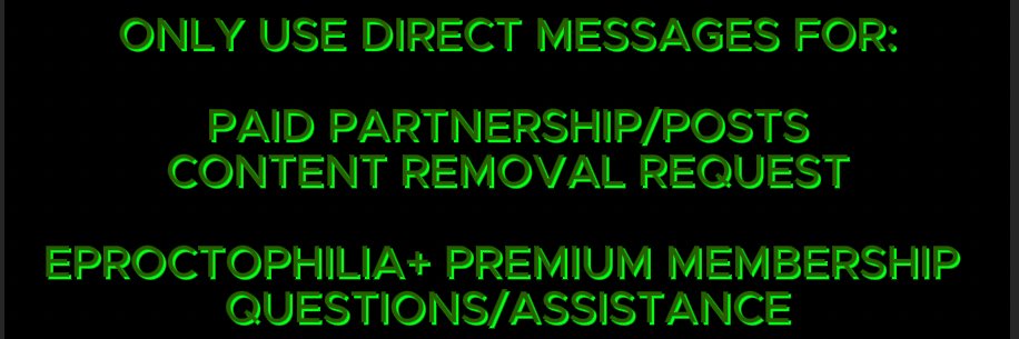 Eproctophilia+'s banner