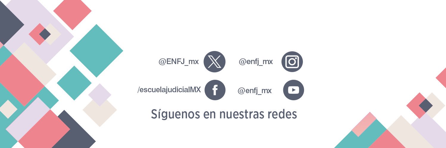 Escuela Nacional de Formación Judicial's banner