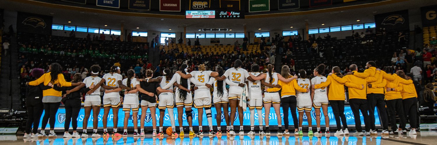 Southern Miss Women's Basketball's banner