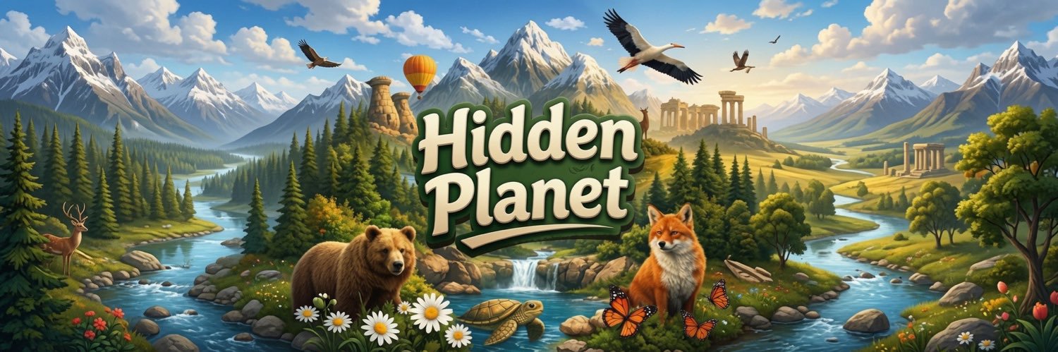 𝗛𝗶𝗱𝗱𝗲𝗻 𝗣𝗹𝗮𝗻𝗲𝘁 | Nature & Travel's banner