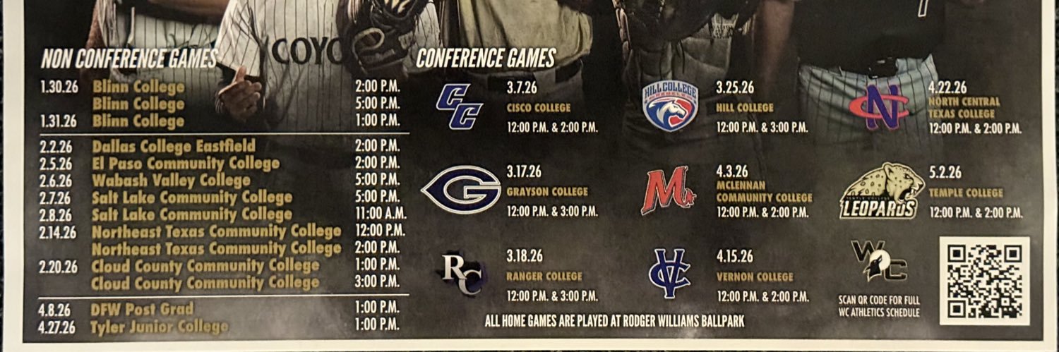 Weatherford College Baseball Analytics's banner