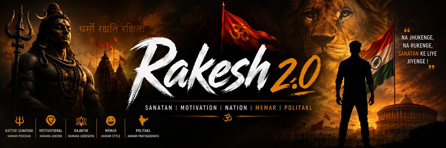 Rakesh 2.0 🇮🇳's banner