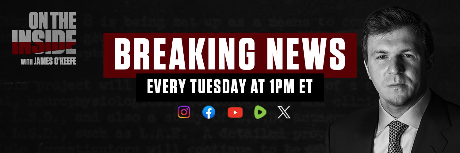 James O'Keefe's banner