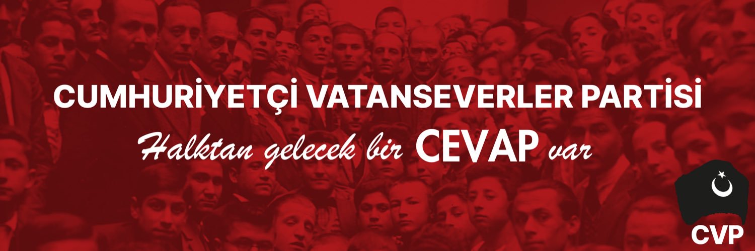 Cumhuriyetçi Vatanseverler Partisi İstanbul's banner