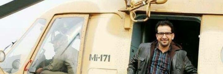 Ijaz Afridi's banner