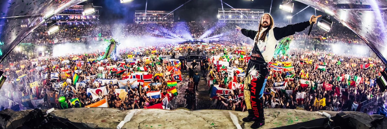 Steve Aoki's banner