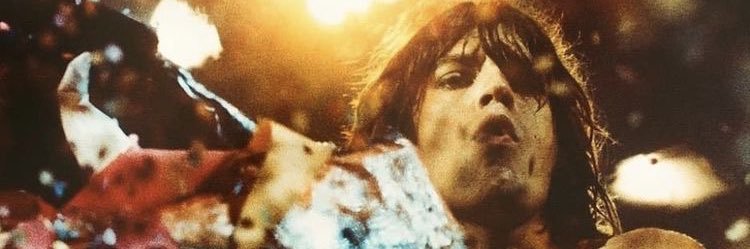 mick jagger daily's banner