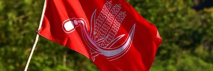 CPI - Communist Party of India's banner