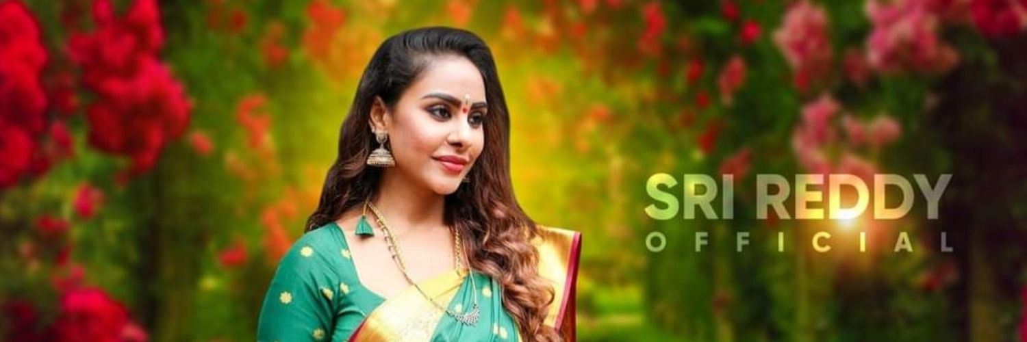 Sri Reddy's banner