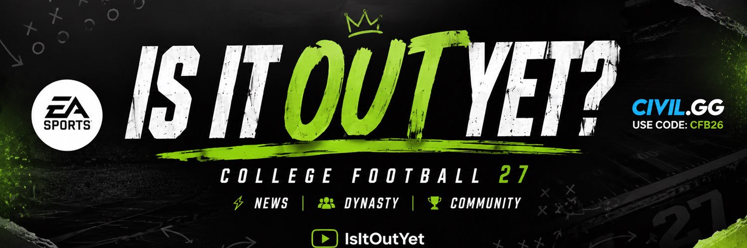 Is EA Sports College Football 27 Out's banner
