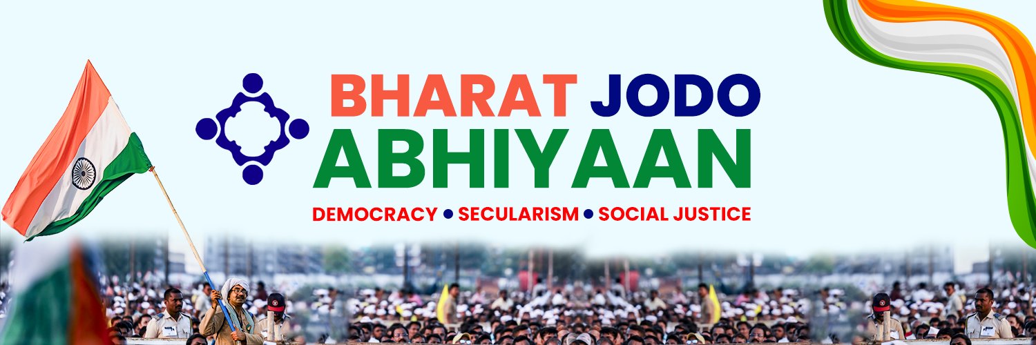 Bharat Jodo Abhiyaan's banner