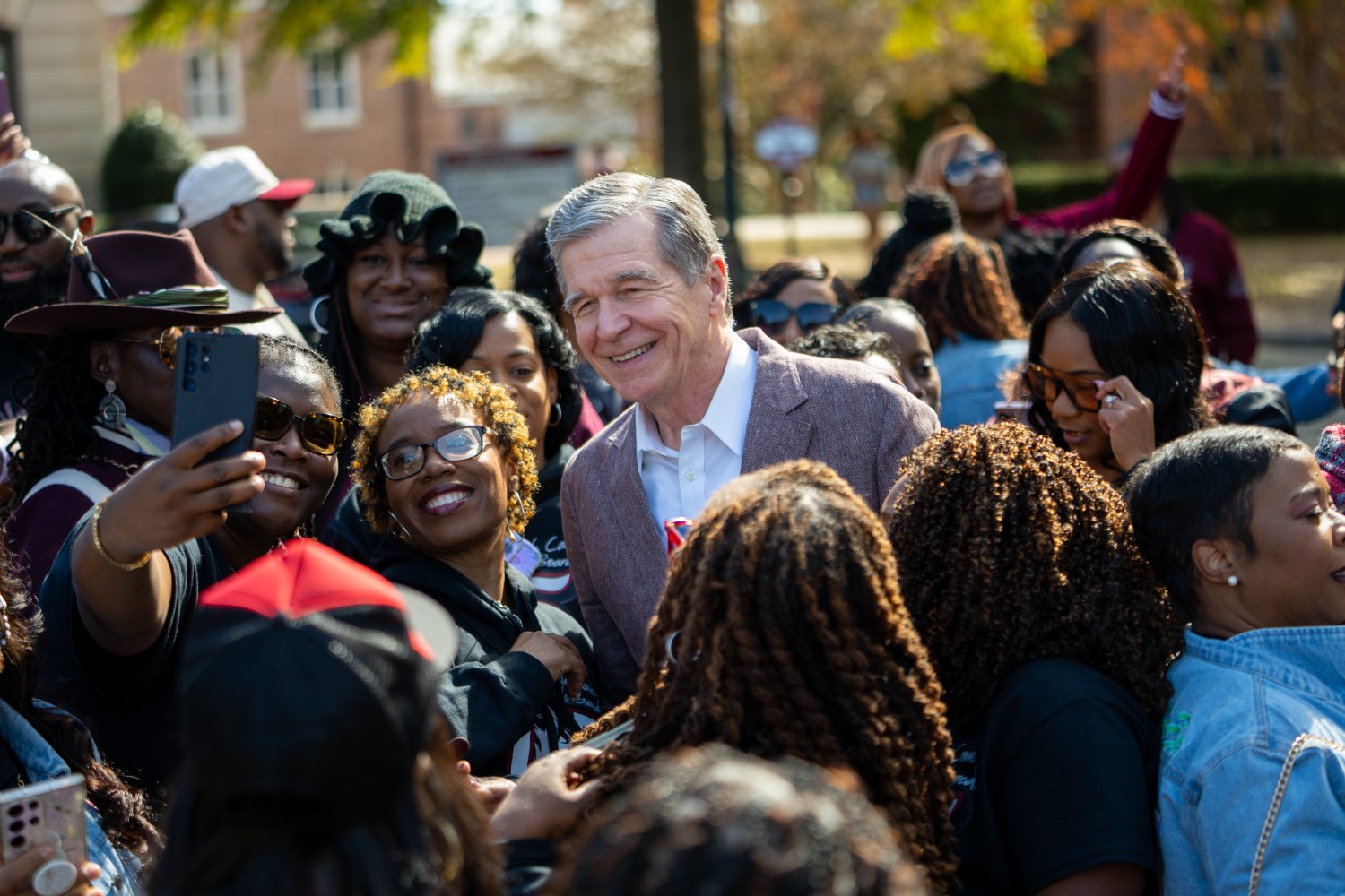 Roy Cooper's banner
