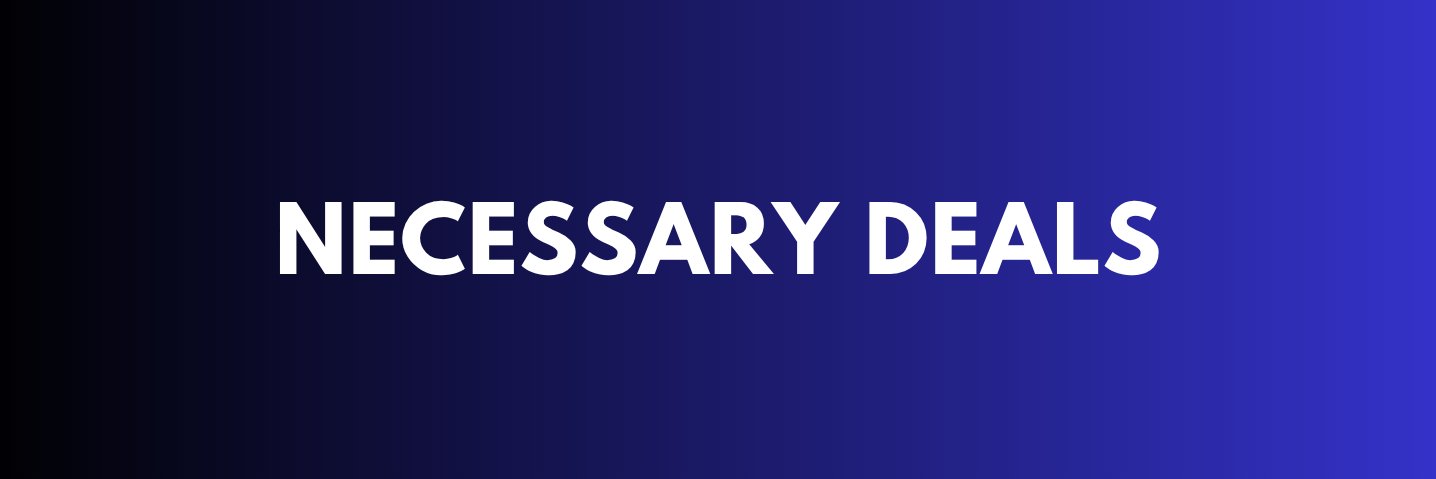 Necessary Deals's banner