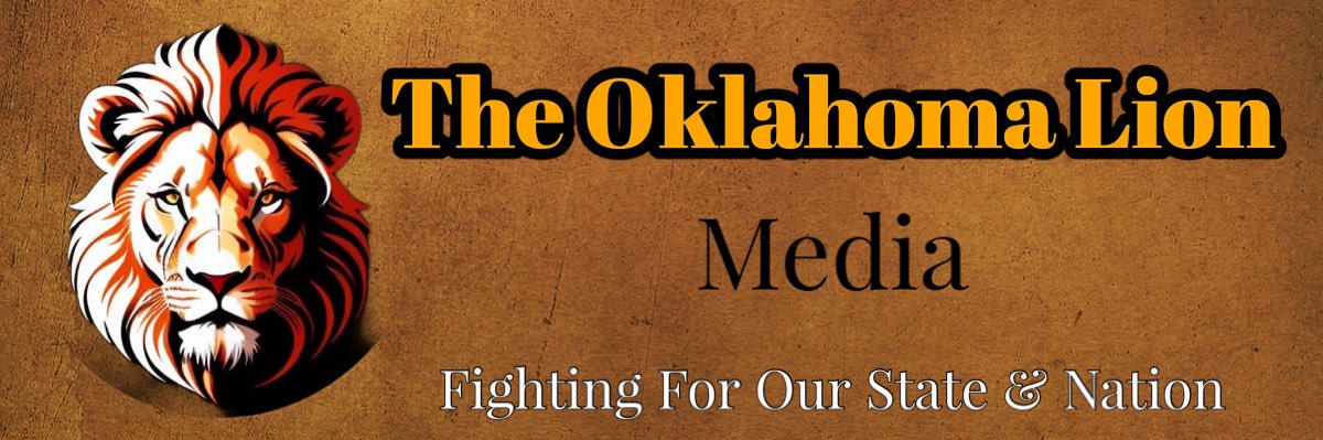 The Oklahoma Lion's banner
