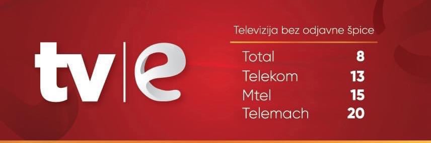 Televizija E's banner
