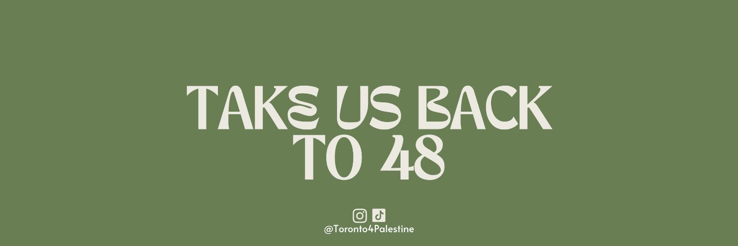 Toronto4Palestine's banner