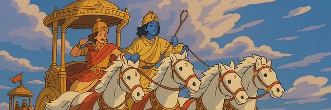Bhagavad Gita's banner