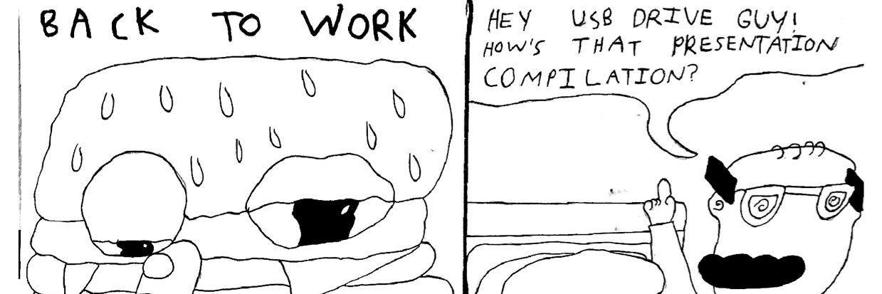 burger CEO's banner