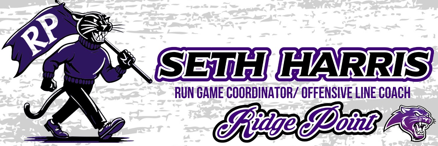 Coach Seth Harris's banner