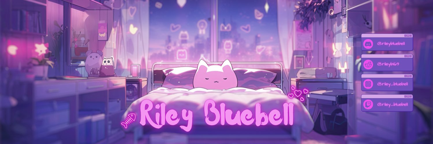 Riley Bluebell 💜's banner